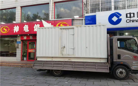中和镇出租发电机施工案例